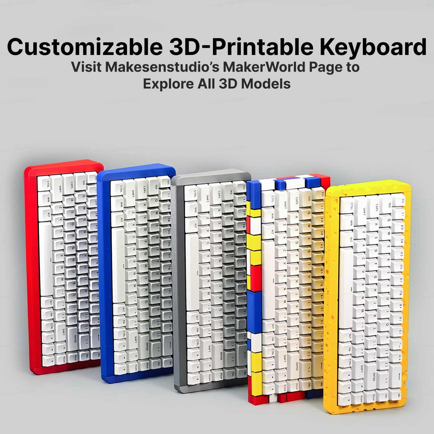 Makesenstudio 3D Printing Keyboard Kit